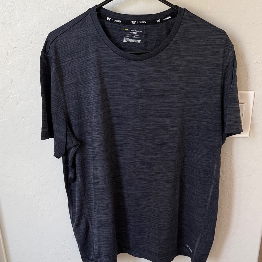 tek gear Charcoal Heather Short Sleeve Performance Tee